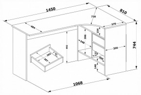 Стол письменный СПм-25 в Приобье - priobie.mebel24.online | фото 4