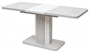 Стол STORK 120 Белый бетон/ Белый М-City в Приобье - priobie.mebel24.online | фото 1