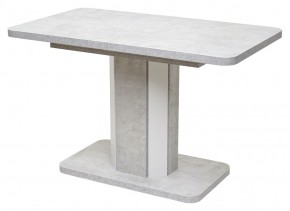 Стол STORK 120 Белый бетон/ Белый М-City в Приобье - priobie.mebel24.online | фото 2