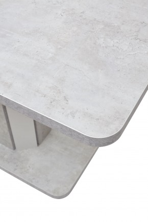 Стол STORK 120 Белый бетон/ Белый М-City в Приобье - priobie.mebel24.online | фото 6