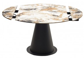 Стол TERAMO 135 GLOSS GRAND JADE SOLID CERAMIC, керамика, поворотн.механизм / Черный каркас, ®DISAUR в Приобье - priobie.mebel24.online | фото 14