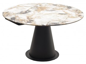 Стол TERAMO 135 GLOSS GRAND JADE SOLID CERAMIC, керамика, поворотн.механизм / Черный каркас, ®DISAUR в Приобье - priobie.mebel24.online | фото 15