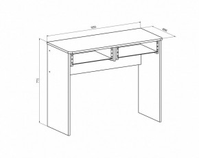 Стол туалетный Эконом Стандарт ТС-25 в Приобье - priobie.mebel24.online | фото 7