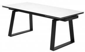 Стол VASTO 180 MARBLES KL-99 Белый мрамор матовый, итальянская керамика/ черный каркас, ®DISAUR в Приобье - priobie.mebel24.online | фото 4