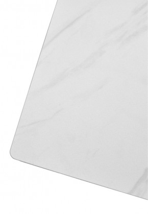 Стол VASTO 180 MARBLES KL-99 Белый мрамор матовый, итальянская керамика/ черный каркас, ®DISAUR в Приобье - priobie.mebel24.online | фото 7