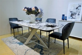 Стол VICENZA 220 BULGARI WHITE, керамика / белый, ®DISAUR в Приобье - priobie.mebel24.online | фото 12