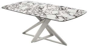 Стол VICENZA 220 BULGARI WHITE, керамика / белый, ®DISAUR в Приобье - priobie.mebel24.online | фото 9