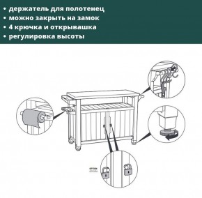 Столик для барбекю 207 Л (Unity XL 207L) в Приобье - priobie.mebel24.online | фото 9