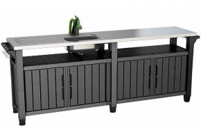Столик для барбекю 415 Л (Unity Chef 415 L) графит в Приобье - priobie.mebel24.online | фото 3