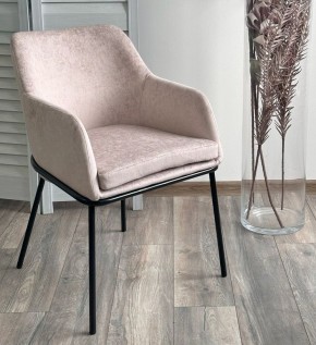 Стул АЛИСТЕР, цвет RAIN 2 какао велюр / черный каркас М-City в Приобье - priobie.mebel24.online | фото 3