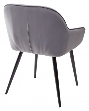 Стул BREEZE BLUVEL-14 GREY, велюр / черный каркас М-City в Приобье - priobie.mebel24.online | фото 2