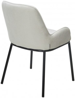 Стул BRIO CATO-01 Белый, фактурная ткань / черный каркас, ®DISAUR в Приобье - priobie.mebel24.online | фото 5