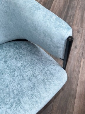 Стул ДИЛЛ, цвет RAIN 7 бриз, велюр / черный каркас М-City в Приобье - priobie.mebel24.online | фото 7