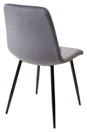Стул DUKE BLUVEL-14 GREY, велюр / черный каркас М-City в Приобье - priobie.mebel24.online | фото 3
