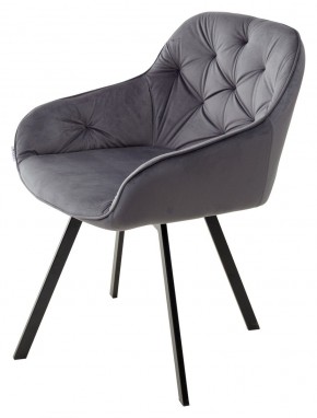 Стул GALE 360 град. поворот. BLUVEL-14 GREY, велюр/ черный каркас, М-City в Приобье - priobie.mebel24.online | фото 5