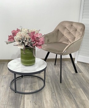 Стул GALE 360 град. поворот. BLUVEL-40 BEIGE, велюр/ черный каркас, М-City в Приобье - priobie.mebel24.online | фото 2