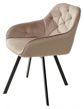 Стул GALE 360 град. поворот. BLUVEL-40 BEIGE, велюр/ черный каркас, М-City в Приобье - priobie.mebel24.online | фото 5