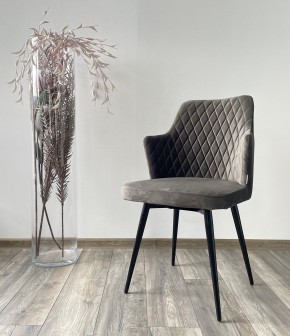 Стул HERMAN 360 град. ГРАФИТ #14, велюр / черный каркас М-City в Приобье - priobie.mebel24.online | фото 2