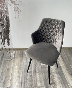 Стул HERMAN 360 град. ГРАФИТ #14, велюр / черный каркас М-City в Приобье - priobie.mebel24.online | фото 3