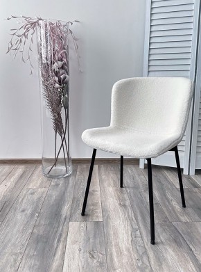 Стул RIYA UF992-01 Белый, teddy / черный каркас М-City в Приобье - priobie.mebel24.online | фото 3