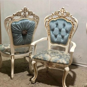 Стул Роза с каретной стяжкой и подлокотниками в Приобье - priobie.mebel24.online | фото