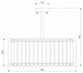 Светильник на штанге Bogate-s Castellie 461/5 (361/5) в Приобье - priobie.mebel24.online | фото 3