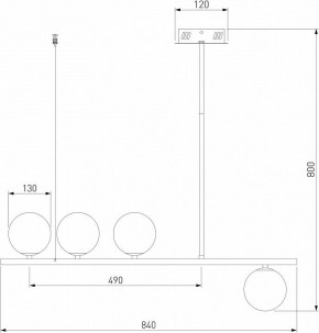 Светильник на штанге Eurosvet Fredo 70136/4 латунь в Приобье - priobie.mebel24.online | фото 3