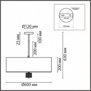 Светильник на штанге Lumion Damona 8108/7C в Приобье - priobie.mebel24.online | фото 4