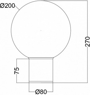 Светильник на штанге Maytoni Bold O598WL-01B1 в Приобье - priobie.mebel24.online | фото 5