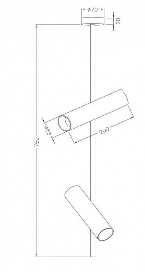 Светильник на штанге Maytoni Elti C021CL-02B в Приобье - priobie.mebel24.online | фото 4