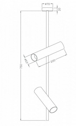 Светильник на штанге Maytoni Elti C021CL-02W в Приобье - priobie.mebel24.online | фото 4