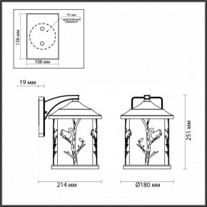 Светильник на штанге Odeon Light Cuita 4963/1W в Приобье - priobie.mebel24.online | фото 4