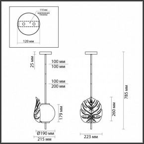 Светильник на штанге Odeon Light Jungle 4864/1 в Приобье - priobie.mebel24.online | фото 3