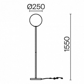 Торшер Maytoni Ring MOD013FL-01B в Приобье - priobie.mebel24.online | фото 4