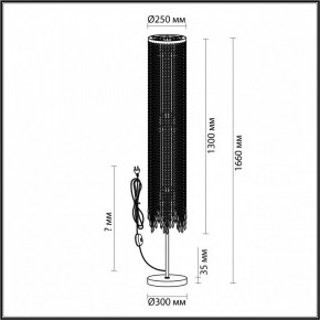 Торшер Odeon Light Chokka 5028/3F в Приобье - priobie.mebel24.online | фото 4