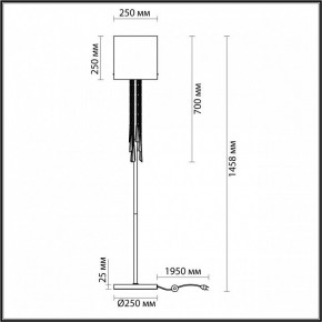 Торшер Odeon Light Nicole 4886/1F в Приобье - priobie.mebel24.online | фото 4