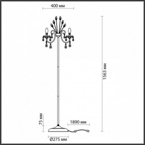 Торшер Odeon Light Versia 4977/3F в Приобье - priobie.mebel24.online | фото 4