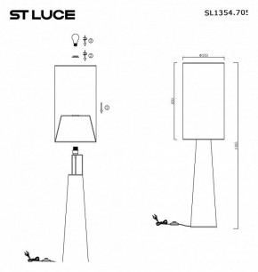 Торшер ST-Luce Jackie SL1354.705.01 в Приобье - priobie.mebel24.online | фото 5
