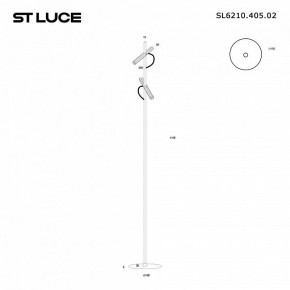 Торшер ST-Luce LILT SL6210.405.02 в Приобье - priobie.mebel24.online | фото 2