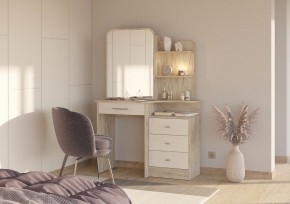 ВЕРОНА Трюмо (дуб крафт серый/скандинавское дерево белое) в Приобье - priobie.mebel24.online | фото 3