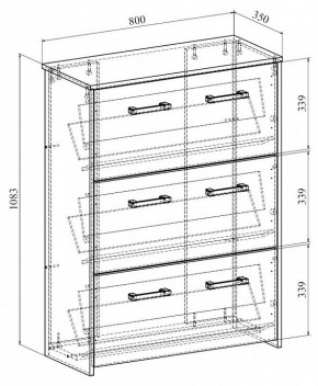 Тумба для обуви Агата АТ-1 в Приобье - priobie.mebel24.online | фото 4