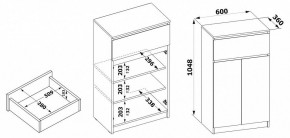 Тумба для обуви ТП-12 в Приобье - priobie.mebel24.online | фото 4