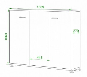 Тумба Домино нельсон ПУ-60-4 в Приобье - priobie.mebel24.online | фото 2