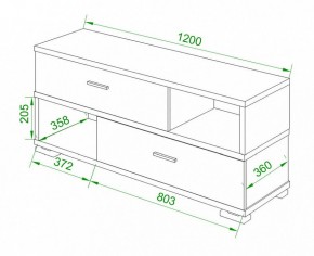 Тумба комбинированная Домино нельсон СБ-40/2 в Приобье - priobie.mebel24.online | фото 2