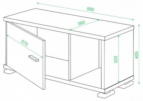 Тумба комбинированная Домино СБ-30/1 в Приобье - priobie.mebel24.online | фото 3