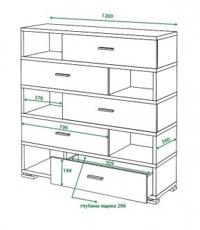 Тумба комбинированная Домино СБ-40/5 в Приобье - priobie.mebel24.online | фото 2