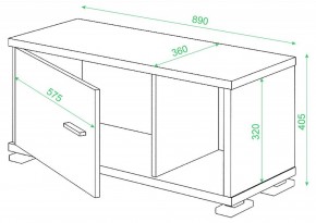 Тумба комбинированная СБ-30/1 в Приобье - priobie.mebel24.online | фото 2