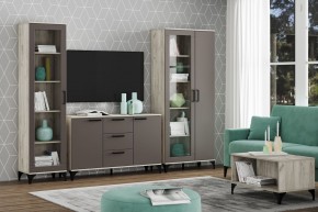 Тумба НМ 013.79 "Марсель" (Софт Графит/Дуб Крафт Серый) в Приобье - priobie.mebel24.online | фото 3