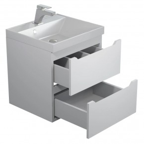 Тумба под раковину Uperwood Tanos 50 см, подвесная, белая матовая в Приобье - priobie.mebel24.online | фото 8