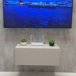 Тумба подвесная под ТВ LINES MTV1-MA 750 Бежевый (Леда-М 10.1.5) в Приобье - priobie.mebel24.online | фото 5